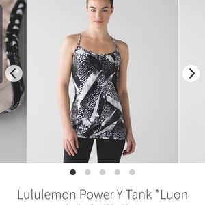 Lululemon power y tank top
